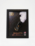 BUGATTI CHIRON 3D Car Frame(SCALE-1:64) Wall Art Wooden Frame With Removable Die-Cast Cars Pull-Back Action Lights And Opening Doors Collectible Display For Car Lovers